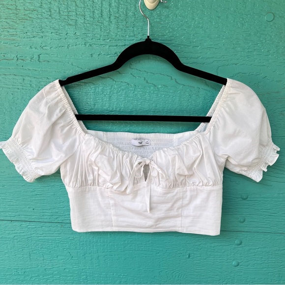 Aritzia White Crop Top - Picture 6 of 11